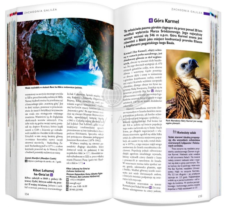 Ziemia Święta i Jordania 3 w 1. Przewodnik, atlas i laminowana mapa wydawnictwa ExpressMap. Przykładowe strony 2