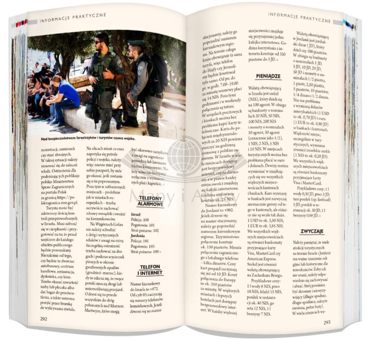 Ziemia Święta i Jordania 3 w 1. Przewodnik, atlas i laminowana mapa wydawnictwa ExpressMap. Przykładowe strony 4