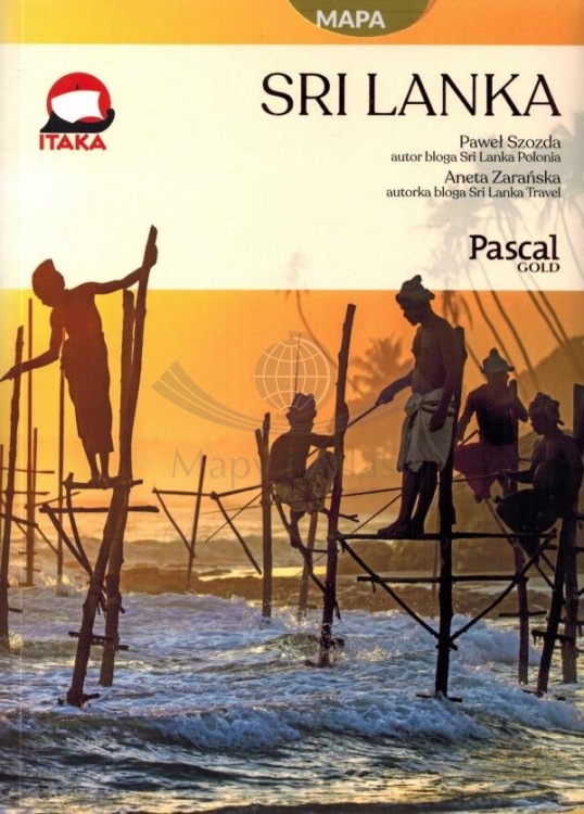 Sri Lanka. Przewodnik z mapą. Złota Seria wydawnictwa Pascal GOLD. Okładka