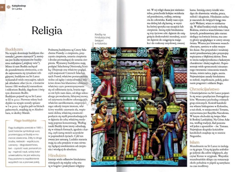 Sri Lanka. Przewodnik z mapą. Złota Seria wydawnictwa Pascal GOLD. Przykładowe strony 1