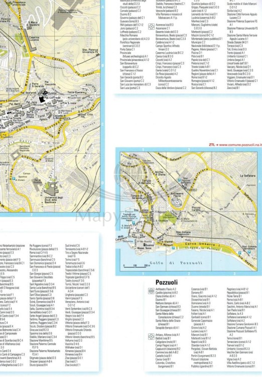 Włochy Południowe 1:200 000. Atlas samochodowy. Przykładowy arkusz 4