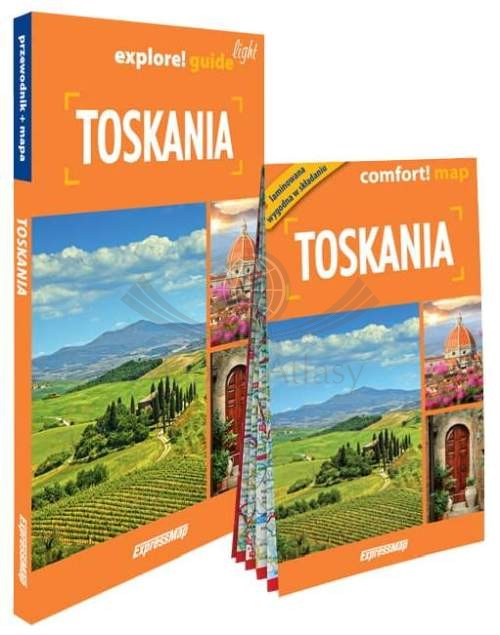 Toskania. Przewodnik light + laminowana mapa wydawnictwa ExpressMap. Okładka