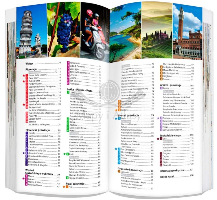 Toskania. Przewodnik light + laminowana mapa wydawnictwa ExpressMap. Spis treści