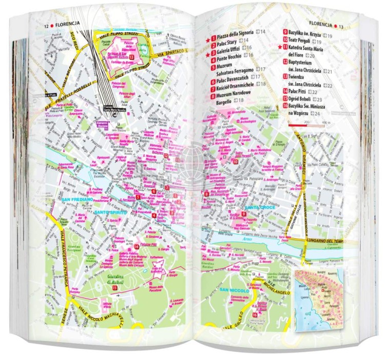 Toskania. Przewodnik light + laminowana mapa wydawnictwa ExpressMap. Przykładowe strony 1
