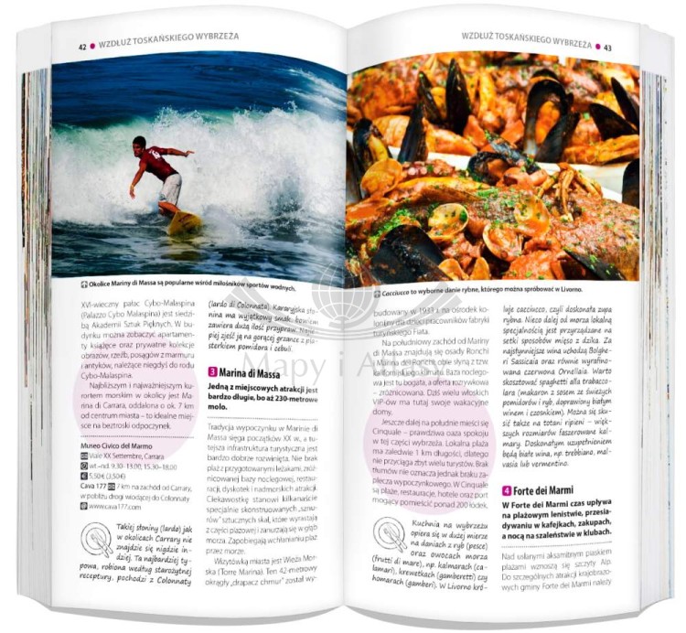 Toskania. Przewodnik light + laminowana mapa wydawnictwa ExpressMap. Przykładowe strony 3