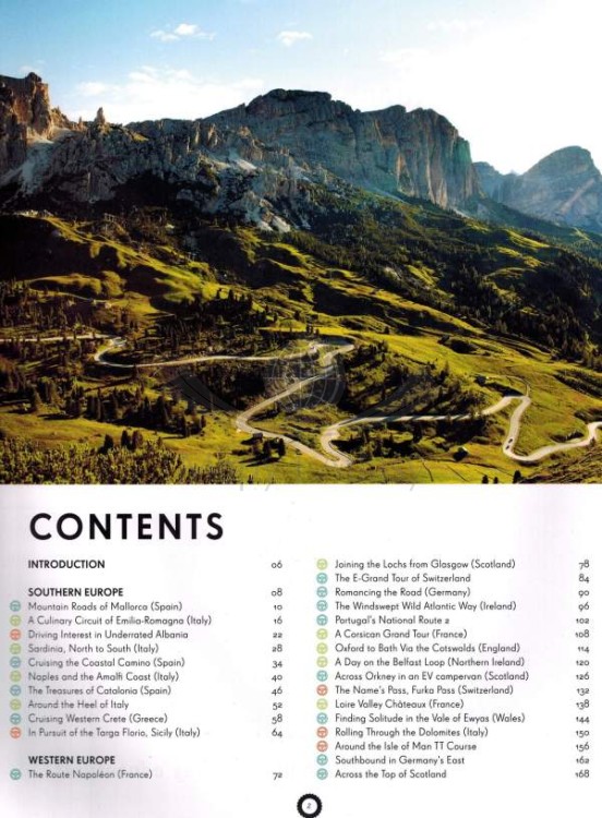 Epic road trips of Europe / Podróże po Europie. Przewodnik wydawnictwa Lonely Planet. Spis treści 1