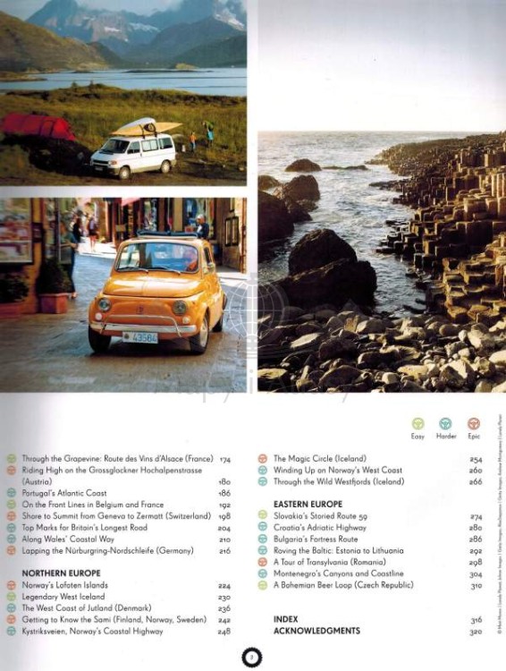 Epic road trips of Europe / Podróże po Europie. Przewodnik wydawnictwa Lonely Planet. Spis treści 2