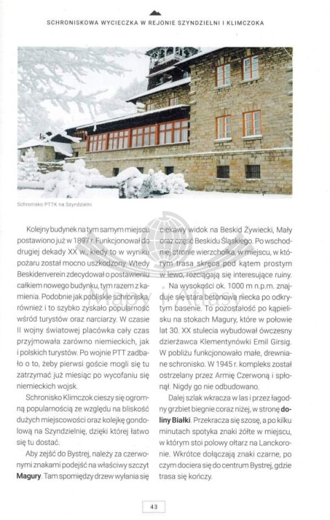 Polskie góry zimą. 25 nieoczywistych szlaków. Przewodnik wydawnictwa Pascal. Przykładowa strona 3