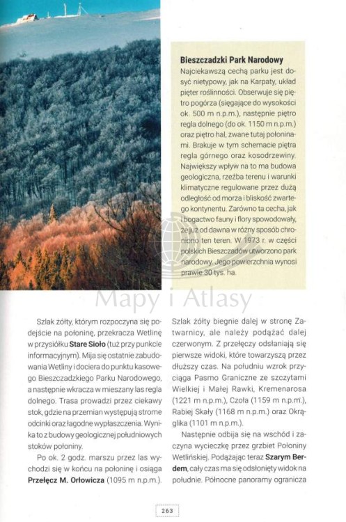 Polskie góry zimą. 25 nieoczywistych szlaków. Przewodnik wydawnictwa Pascal. Przykładowa strona 6