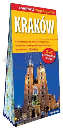 Kraków. Laminowana mapa / Plan miasta + Miniprzewodnik wydawnictwa ExpressMap. Okładka 2
