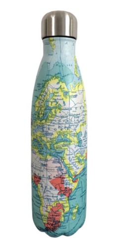 Butelka termiczna. Mapa świata. 500 ml