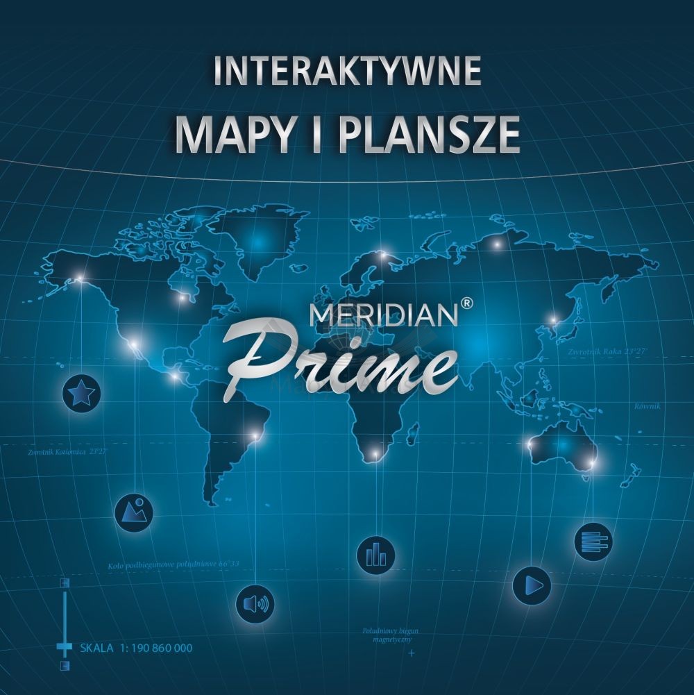 Platforma Meridian Prime Nauczyciel / Uczeń (jeden użytkownik) na 12 miesięcy. Atlas on-line
