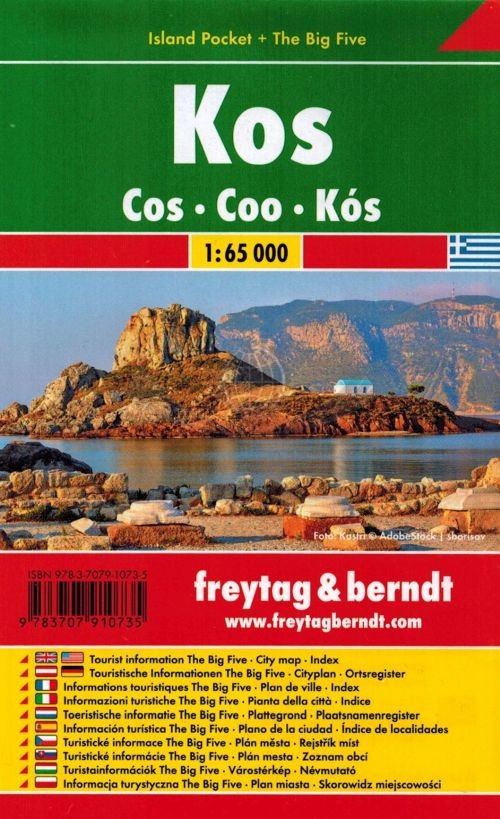 Kos 1:65 000. Wodoodporna mapa turystyczna. Freytag & Berndt