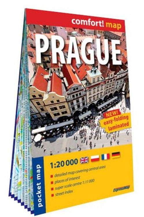 Praga 1:20 000. Laminowana mapa kieszonkowa / Plan miasta wydawnictwa ExpressMap. Okładka 2