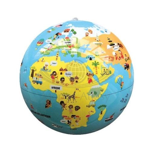 Globus nadmuchiwany. Mali podróżnicy 30 cm