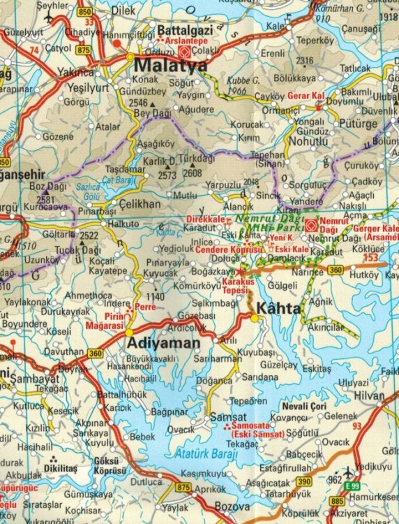 Turcja 1:1 100 000. Wodoodporna mapa samochodowo-turystyczna wydawnictwa Reise Know-How. Fragment 2