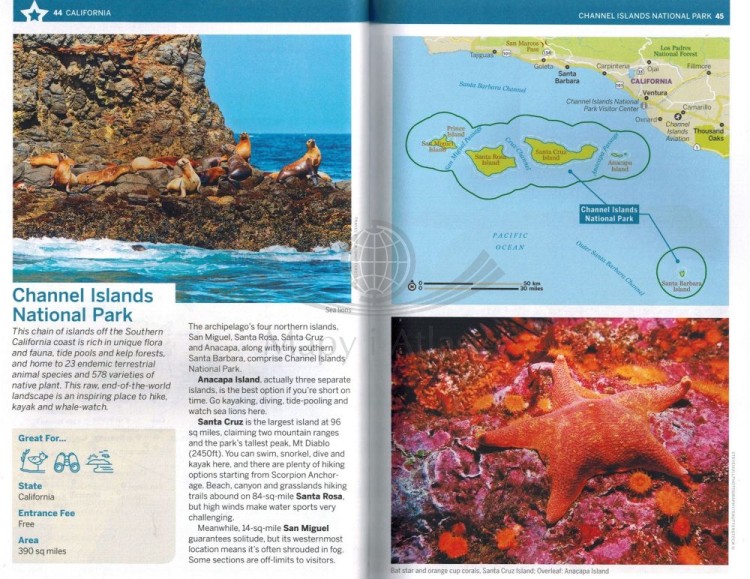 Kalifornia i południowo-zachodnie Stany Zjednoczone. Parki Narodowe. Przewodnik wydawnictwa Lonely Planet. Przykładowe strony 1