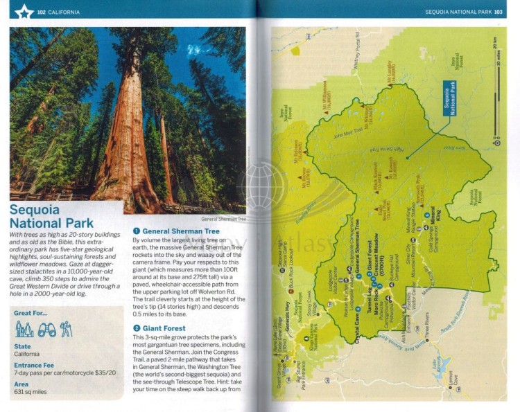 Kalifornia i południowo-zachodnie Stany Zjednoczone. Parki Narodowe. Przewodnik wydawnictwa Lonely Planet. Przykładowe strony 2