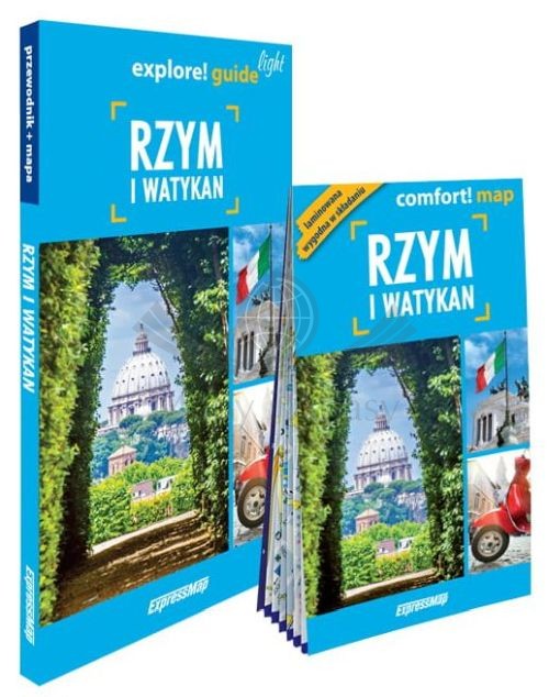 Rzym i Watykan. Przewodnik light + laminowana mapa wydawnictwa ExpressMap. Okładka