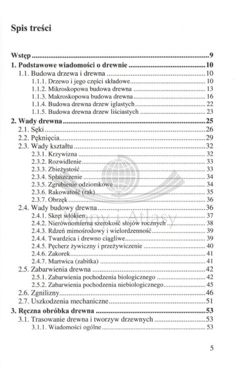 Stolarstwo. Poradnik. Spis treści 1