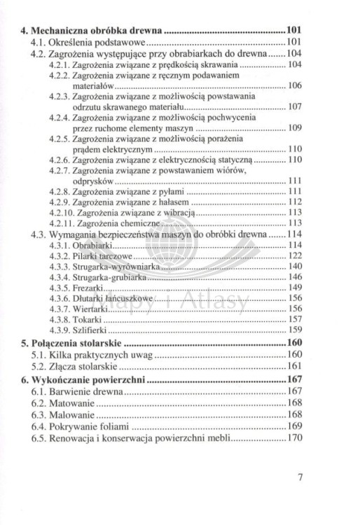 Stolarstwo. Poradnik. Spis treści 3