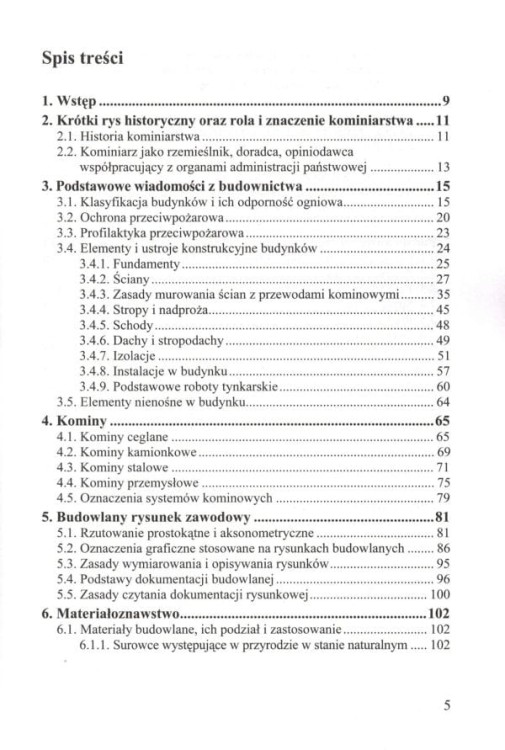 Podstawy kominiarstwa. Poradnik wydawnictwa KaBe. Spis treści 1