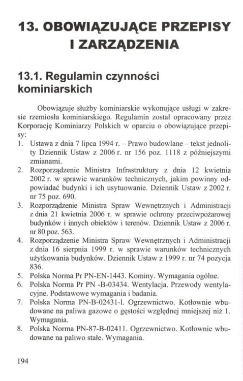 Podstawy kominiarstwa. Poradnik wydawnictwa KaBe. Przykładowa strona 3