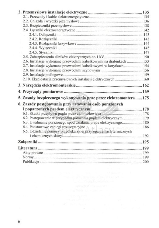 Monter instalacji elektrycznych. Poradnik wydawnictwa KaBe. Spis treści 2