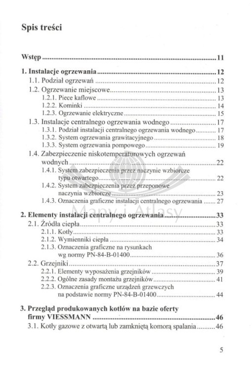 Instalacje centralnego ogrzewania. Poradnik wydawnictwa KaBe. Spis treści 1