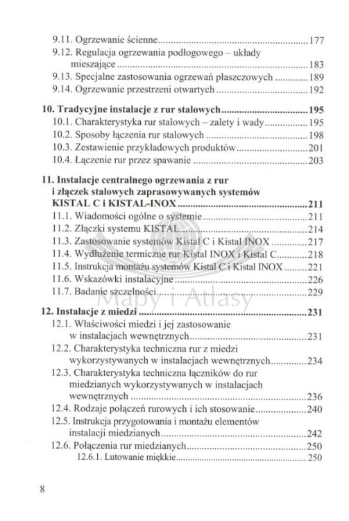 Instalacje centralnego ogrzewania. Poradnik wydawnictwa KaBe. Spis treści 4