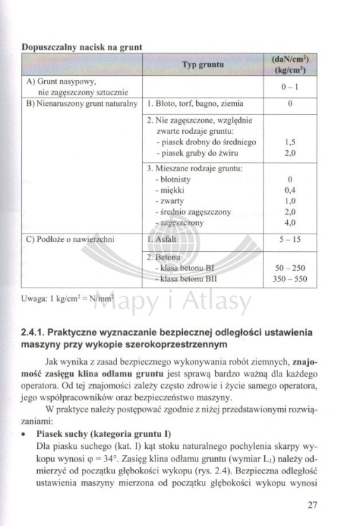 Maszyny do robót ziemnych. ABC operatora. Poradnik wydawnictwa KaBe. Przykładowa strona 2
