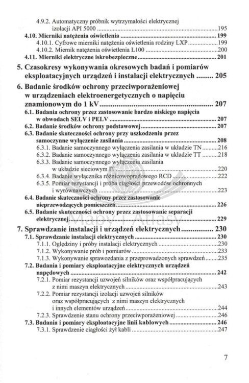 Badania i pomiary elektroenergetyczne dla praktyków. Poradnik wydawnictwa KaBe. Spis treści 3