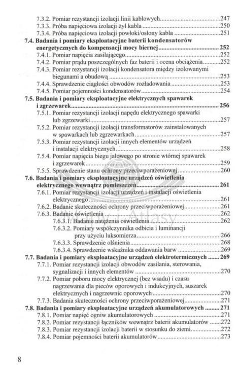 Badania i pomiary elektroenergetyczne dla praktyków. Poradnik wydawnictwa KaBe. Spis treści 4