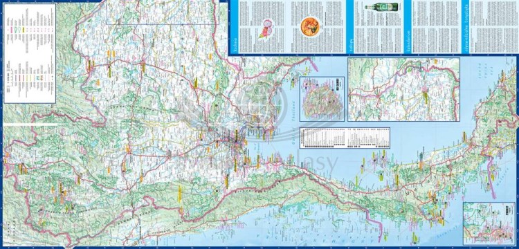 Tajlandia. Laminowana mapa samochodowo-turystyczna + Miniprzewodnik wydawnictwa ExpressMap. Druga strona