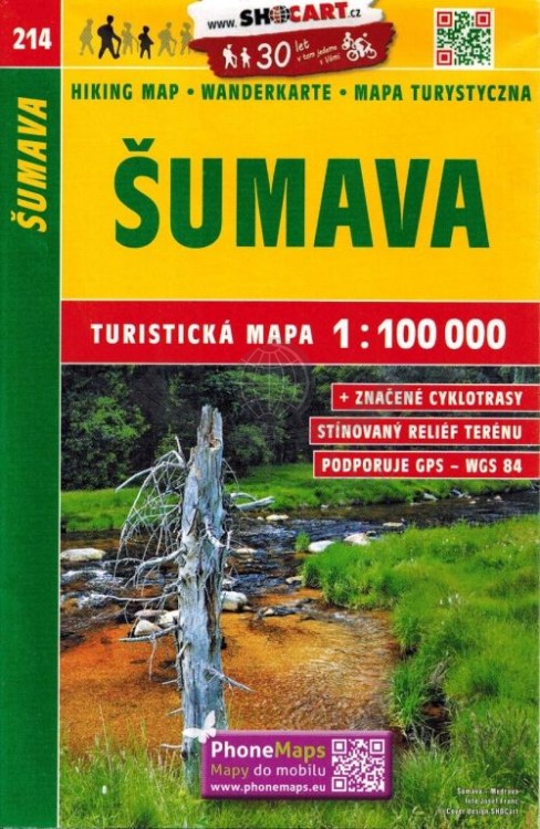 Szumawa. Mapa turystyczna 214 wydawnictwa Shocart. Okładka