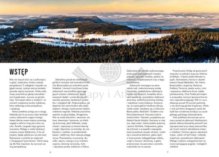 Polska z widokiem. 104 wieże, szczyty i inne punkty widokowe. Przewodnik dla łowców panoram wydawnictwa Bezdroża. Przykładowe strony 1