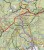 Slovacko, Chriby. Mapa turystyczna 463 wydawnictwa Shocart. Fragment 2