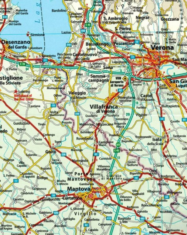 Włochy północne 1:400 000. Wodoodporna mapa samochodowo-turystyczna wydawnictwa Reise Know-How. Fragment 2