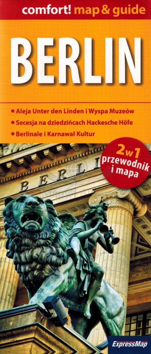 Berlin. Laminowana mapa / Plan miasta + miniprzewodnik. ExpressMap