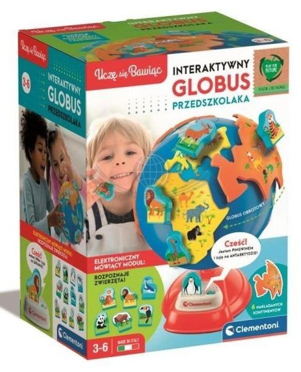 Globus interaktywny przedszkolaka wydawnictwa Clementoni