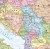 Europa 1:2 250 000. Mapa ścienna drogowa (polityczna). Fragment 1