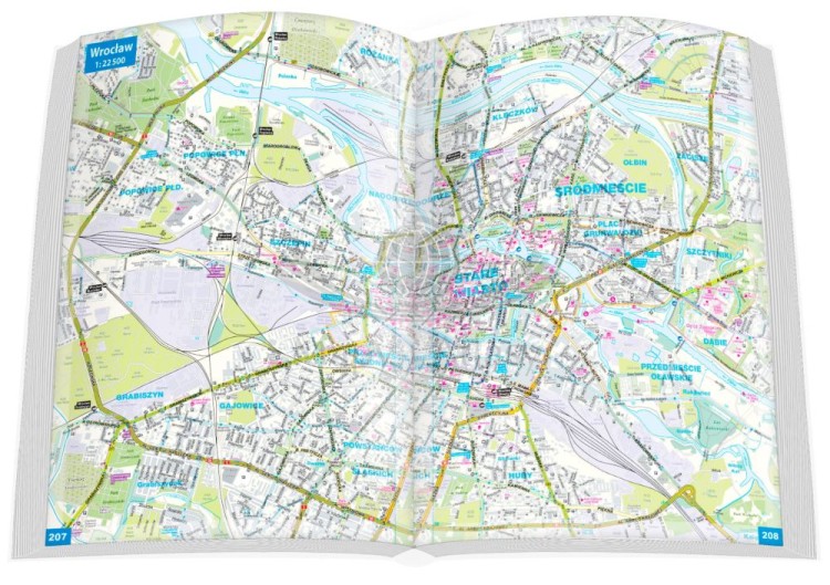 Polska 1:250 000 + Europa 1:4 000 000. Atlas samochodowy wydawnictwa ExpressMap. Przykładowe strony 3