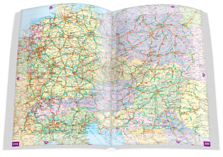 Polska 1:250 000 + Europa 1:4 000 000. Atlas samochodowy wydawnictwa ExpressMap. Przykładowe strony 4