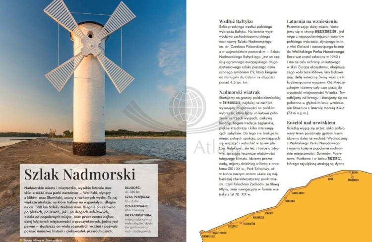 Szlaki turystyczne Polski. 77 najciekawszych tras pieszych, rowerowych, wodnych, kolejowych i tematycznych wydawnictwa Bezdroża. Przykładowe strony 1