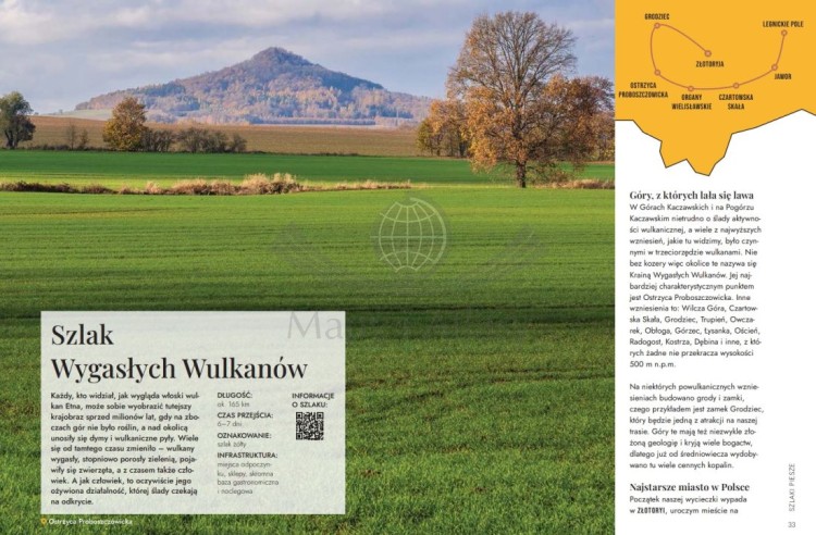 Szlaki turystyczne Polski. 77 najciekawszych tras pieszych, rowerowych, wodnych, kolejowych i tematycznych wydawnictwa Bezdroża. Przykładowe strony 3