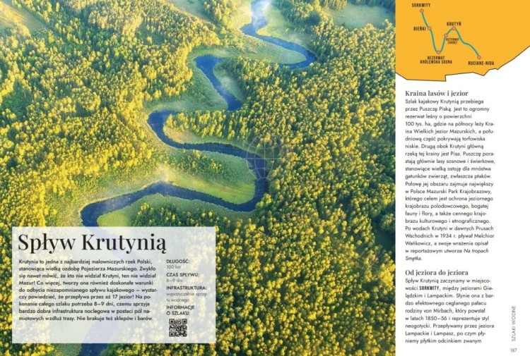 Szlaki turystyczne Polski. 77 najciekawszych tras pieszych, rowerowych, wodnych, kolejowych i tematycznych wydawnictwa Bezdroża. Przykładowe strony 7
