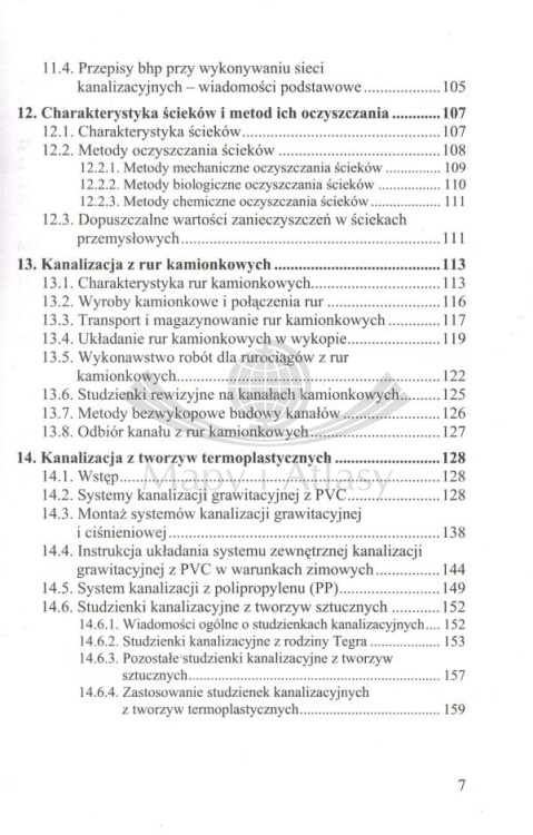 Wodociągi i kanalizacja zewnętrzna. Poradnik wydawnictwa KaBe. Spis treści 3