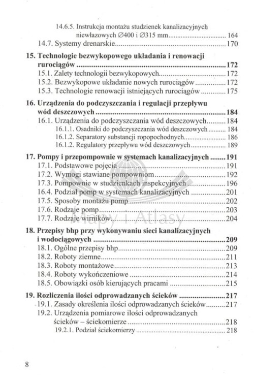 Wodociągi i kanalizacja zewnętrzna. Poradnik wydawnictwa KaBe. Spis treści 4