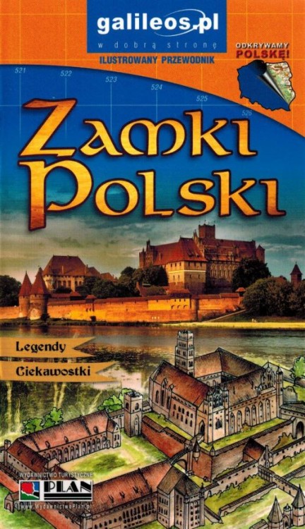 Polska / Zamki Polski. Ilustrowany przewodnik wydawnictwa Galileos. Okładka