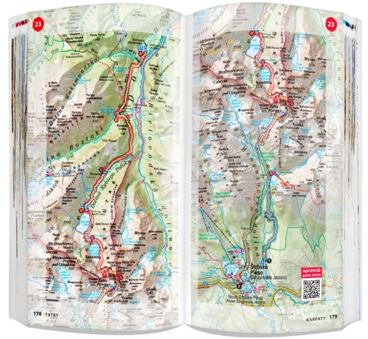 Korona Gór Polski dla każdego 2 w 1. Przewodnik i laminowana mapa wydawnictwa ExpressMap. Przykładowe strony 1